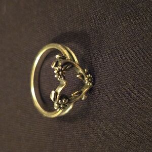 James Avery Flowering Vines Heart Ring